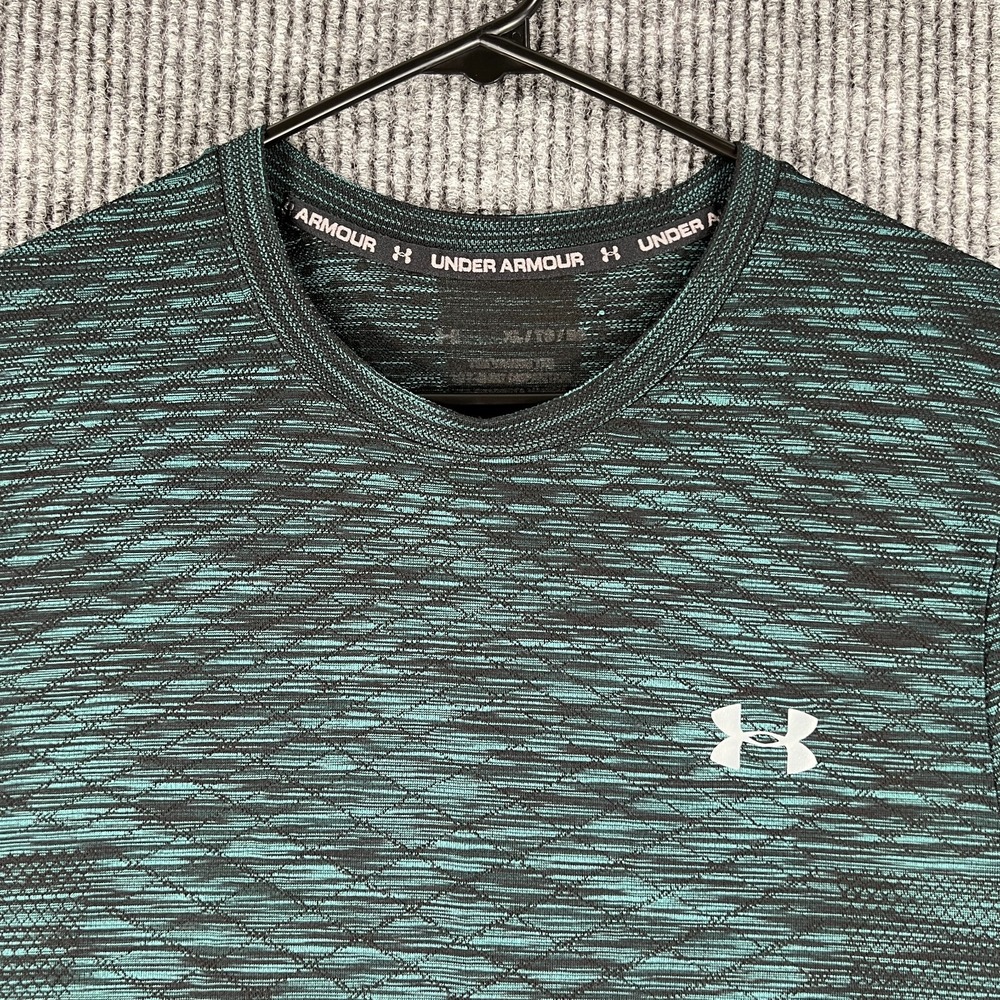 Under Armour Shirt Mens XL Extra Large Green Short Sleeve Tech Tee Active Casual